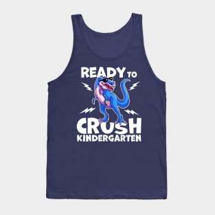 I'm Ready To Crush Kindergarten Dinosaur Back To School Kids Tank Top